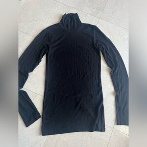 Wilfred Black ribbed modal turtleneck size S